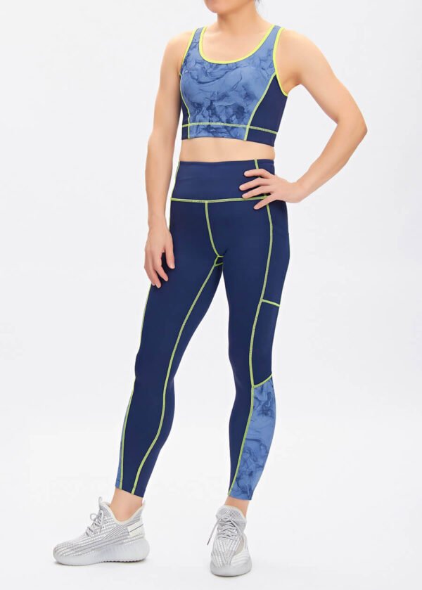 Women Low Moq Sports Activewear Comfortable 2 Piece Yoga Set Custom - Image 2