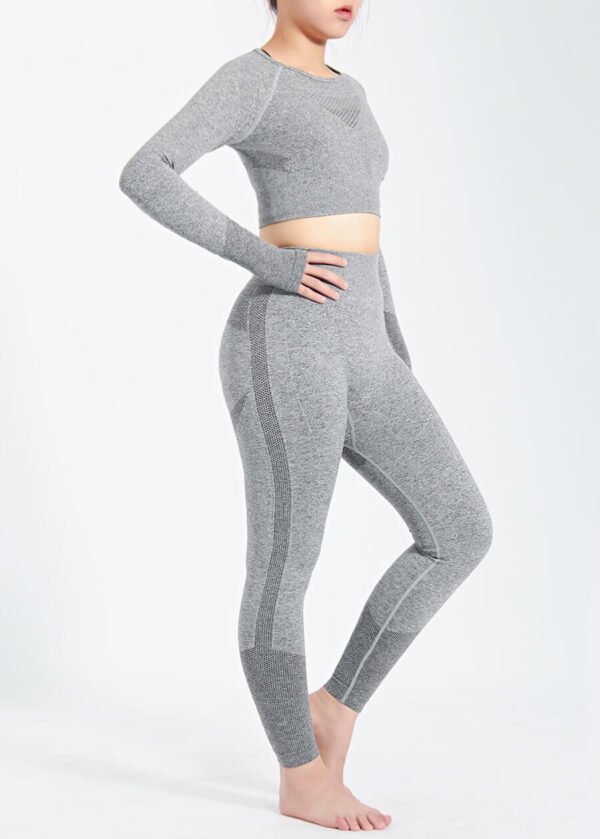 Factory OEM Womens Activewear Seamless Yoga Set Custom Design Yoga Wear - Image 2