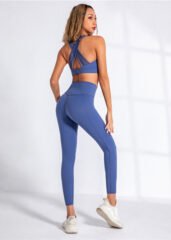 2023 new high waist free cut high elastic Lycra yoga set