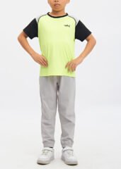 Cool Breathable Children's Activewear Patchwork Shortsleeve T-shirt for Boys