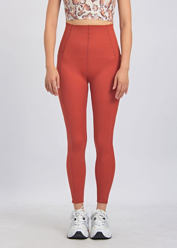 Wholesale 3D Process Yoga Pants Women High Waist Stretch Running Fitness Sports Yoga Leggings - Image 3