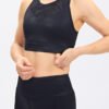 High Quality Women's New Hot Compression Mesh Sports Bra And Legging Fitness 2 Piece Yoga Set - Image 5