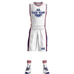 Grey & White Basketball Uniform