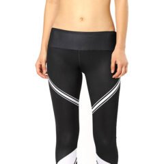 Black & White Color Block Leggings